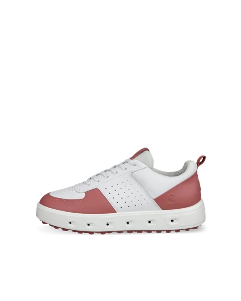 Women s ECCO Golf Street 720 Leather Gore Tex Golf Shoe White