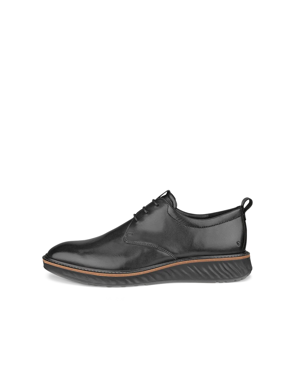 ECCO ST.1 Hybrid Herren Derbyschuhe aus Leder Schwarz