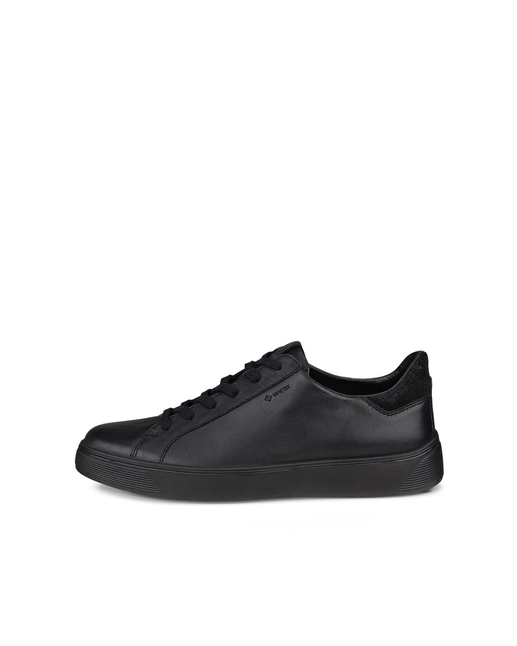 ECCO® Street Tray Herren Ledersneaker mit Gore-Tex | Schwarz