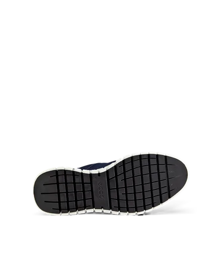 ECCO® Gruuv Herren Ledersneaker | Marineblau
