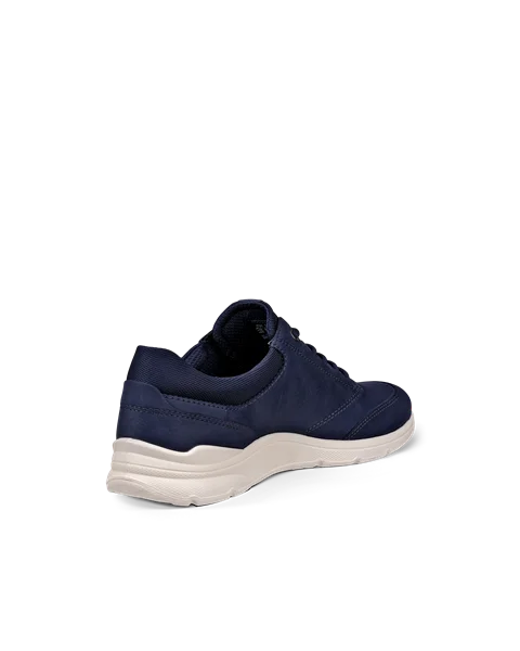 ECCO Irving Herren Nubuklederschuh Marineblau