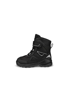 Kids ECCO Urban Snowboarder Suede Gore Tex Winter Boot Black