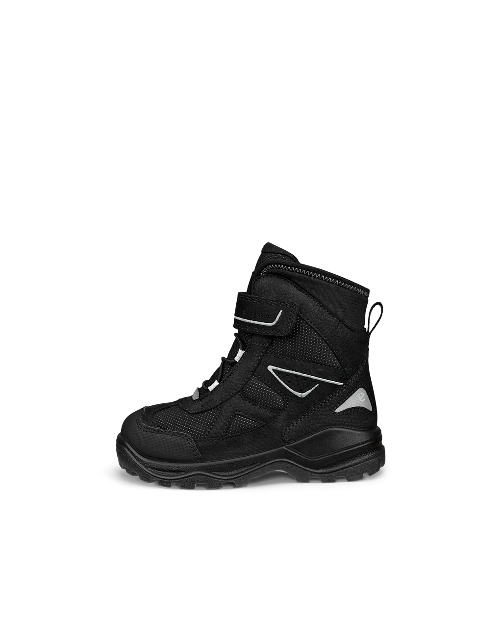 Kids ECCO Snow Mountain Nubuck Waterproof Winter Boot Black