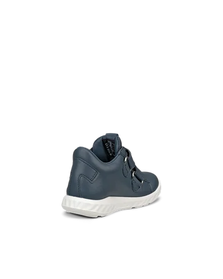 Kids ECCO Sp.1 Lite Infant Leather Hook Loop Trainer Blue