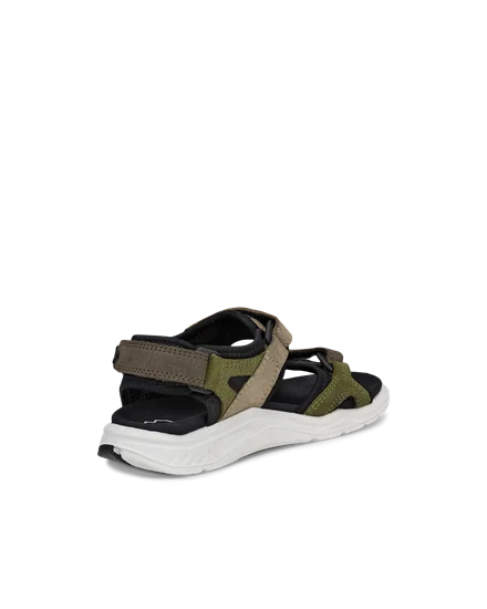 Ecco sandals mens green on sale