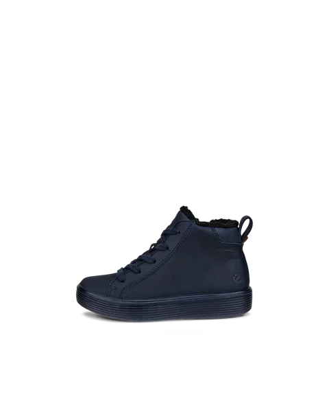 ECCO Soft 60 barn vanntett sko nubuk Marinebla