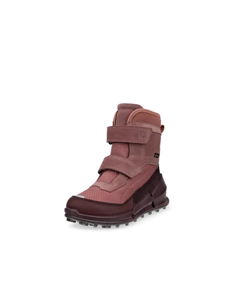 ECCO Biom K2 verstos odos Gore Tex ieminiai batai vaikams Pink