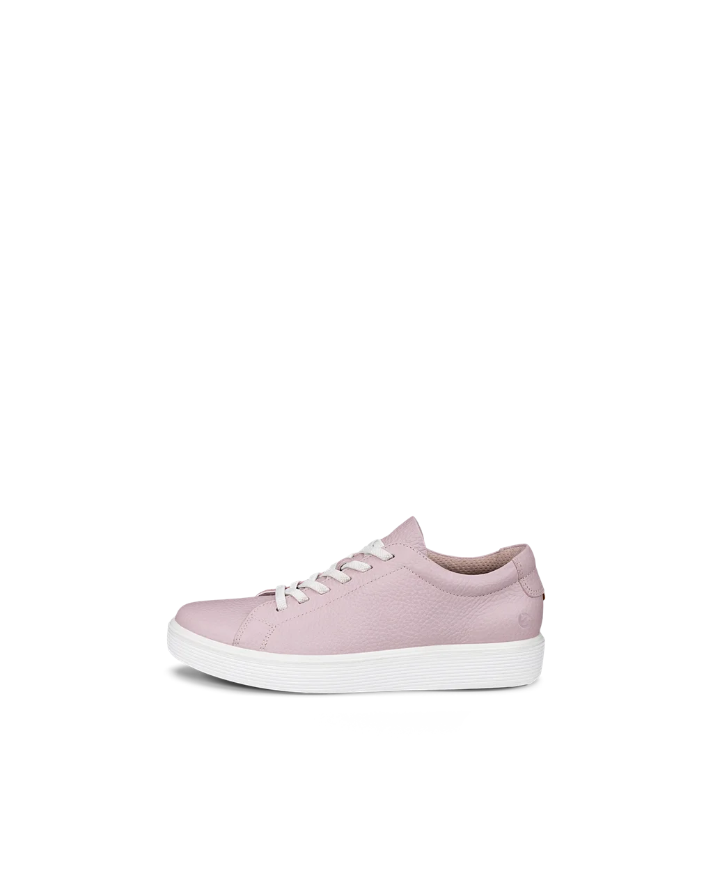 Kids ECCO Soft 60 Leather Trainer Pink