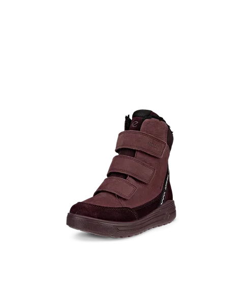 Kids ECCO Urban Snowboarder Nubuck Gore Tex Winter Boot Purple