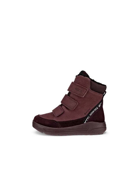 Kids ECCO Urban Snowboarder Nubuck Gore Tex Winter Boot Purple