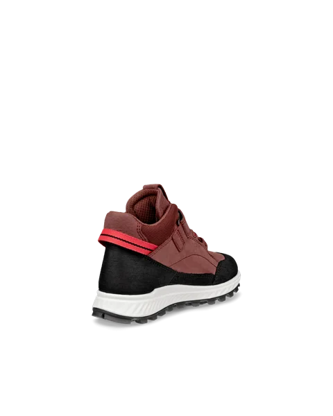 Kids ECCO Exostrike Nubuck Gore Tex Shoe Red