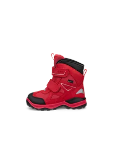 Kids ECCO Snow Mountain Nubuck Gore Tex Winter Boot Purple