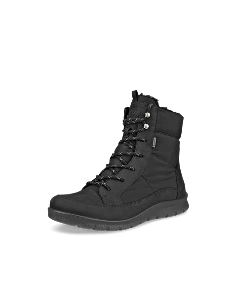 Women s ECCO Babett Nubuck Gore Tex Mid Cut Outdoor Boot Black