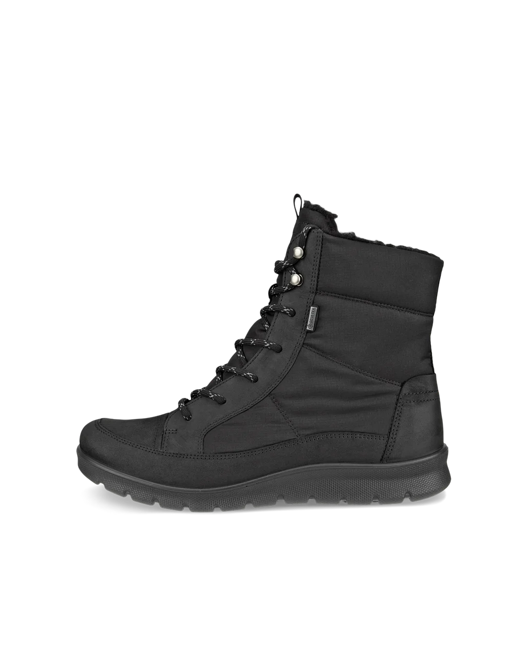Women s ECCO Babett Nubuck Gore Tex Mid Cut Outdoor Boot Black