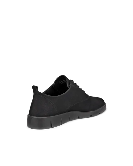 Women s ECCO Bella Nubuck Lace Up Shoe Black