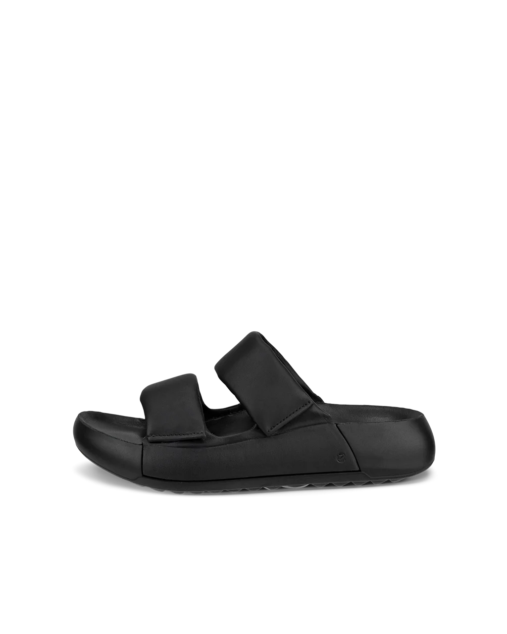 Ecco black leather sandals outlet