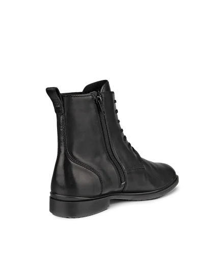Women s ECCO Dress Classic 15 Leather Lace Up Boot Black
