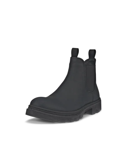 Women s ECCO Grainer Nubuck Chelsea Boot Black
