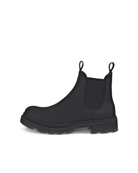 Women s ECCO Grainer Nubuck Chelsea Boot Black