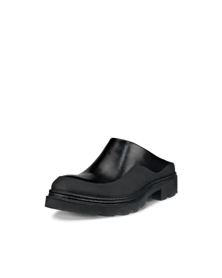 Women s ECCO Grainer Leather Clog Black