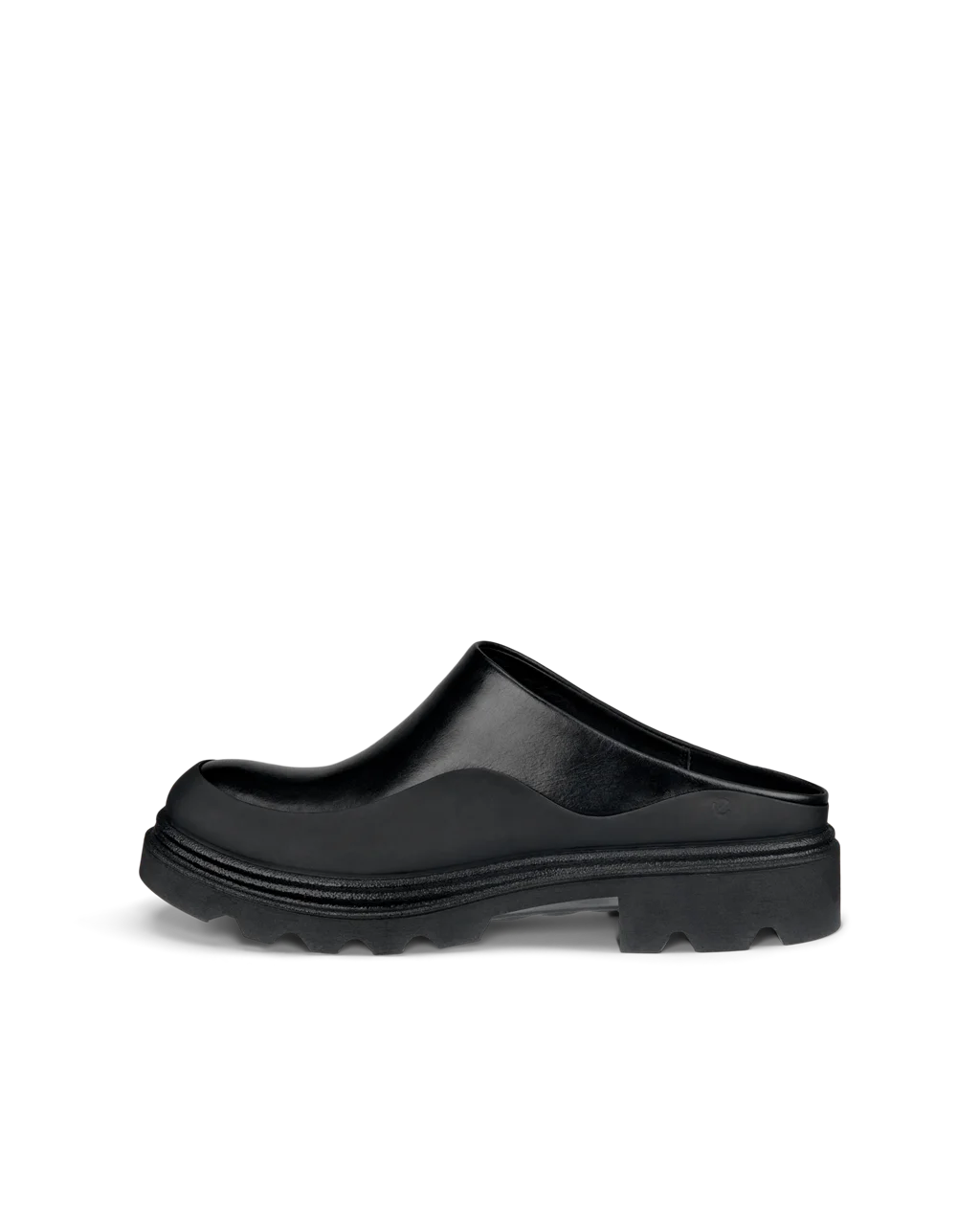 Women s ECCO Grainer Leather Clog Black