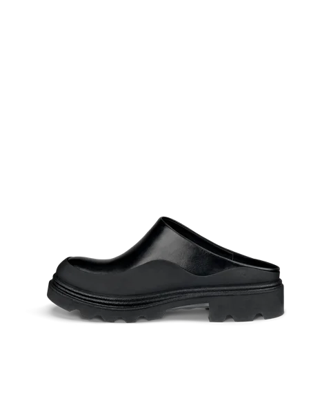 Women s ECCO Grainer Leather Clog Black