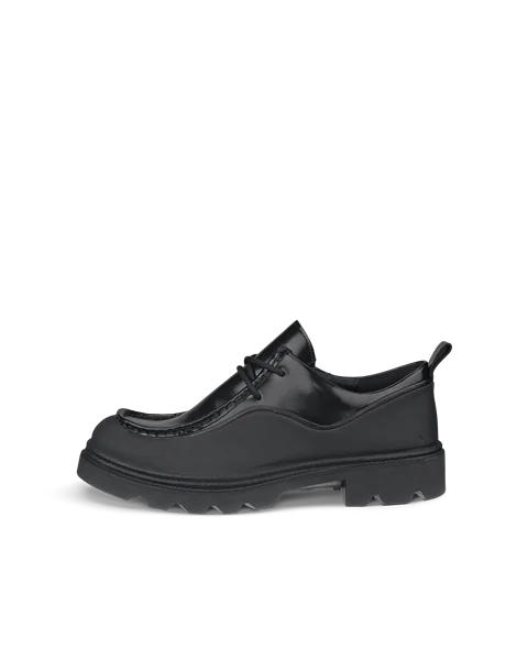 Women s ECCO Grainer Leather Moccasin Black