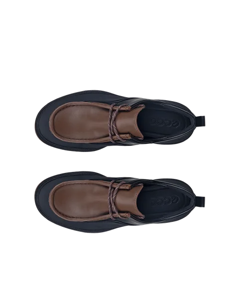 Women s ECCO Grainer Leather Moccasin Black