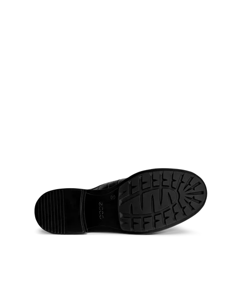 Women s ECCO Metropole Amsterdam Leather Derby Shoe Black