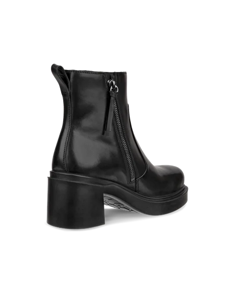 Women s ECCO Metropole Seoul Leather Ankle Boot Black