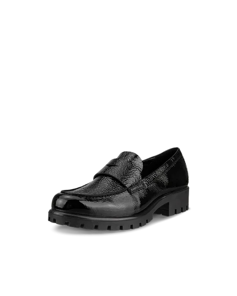 Women s ECCO Modtray Leather Loafer Black