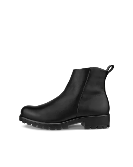 Women s ECCO Modtray Leather Ankle Boot Black