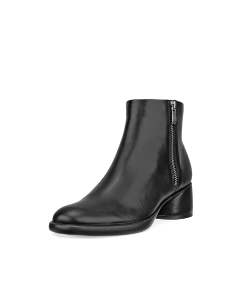 Women s ECCO Sculpted LX 35 Leather Mid Cut Boot Black
