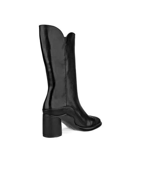 Women s ECCO Sculpted LX 55 Leather High Cut Boot Black