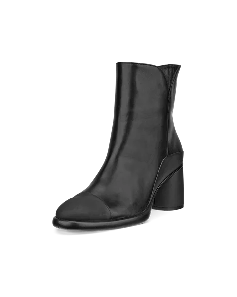 Women s ECCO Sculpted LX 55 Leather Mid Cut Boot Black