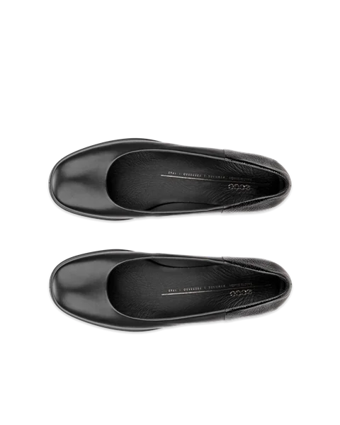 Women s ECCO Sculpted LX Leather Ballerina Black