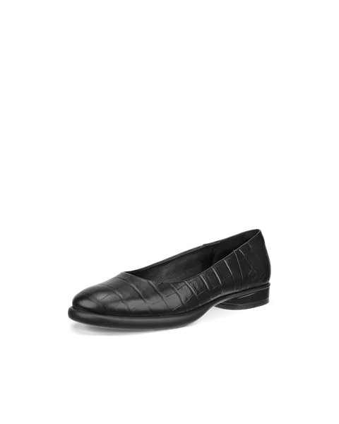 ECCO Sculpted LX ballerines en cuir pour femme Noir