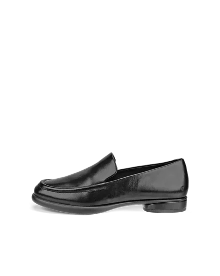 Women s ECCO Sculpted LX Leather Moccasin Black