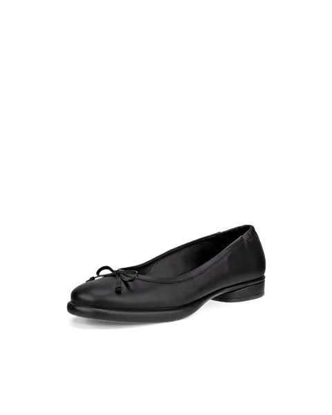 Women s ECCO Sculpted LX Leather Ballerina Black