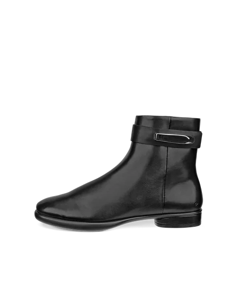 Ecco black leather ankle boots 2025
