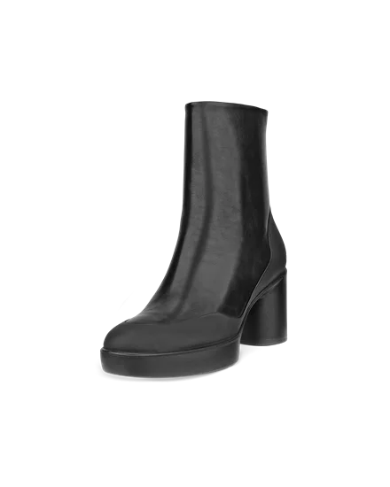 Women s ECCO Shape Sculpted Motion 55 Leather Ankle Boot Black