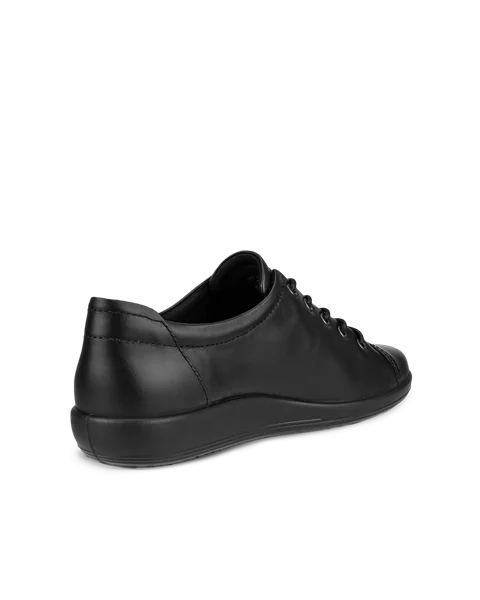 Women's ECCO® Soft 2.0 Leather Walking Shoe | Black