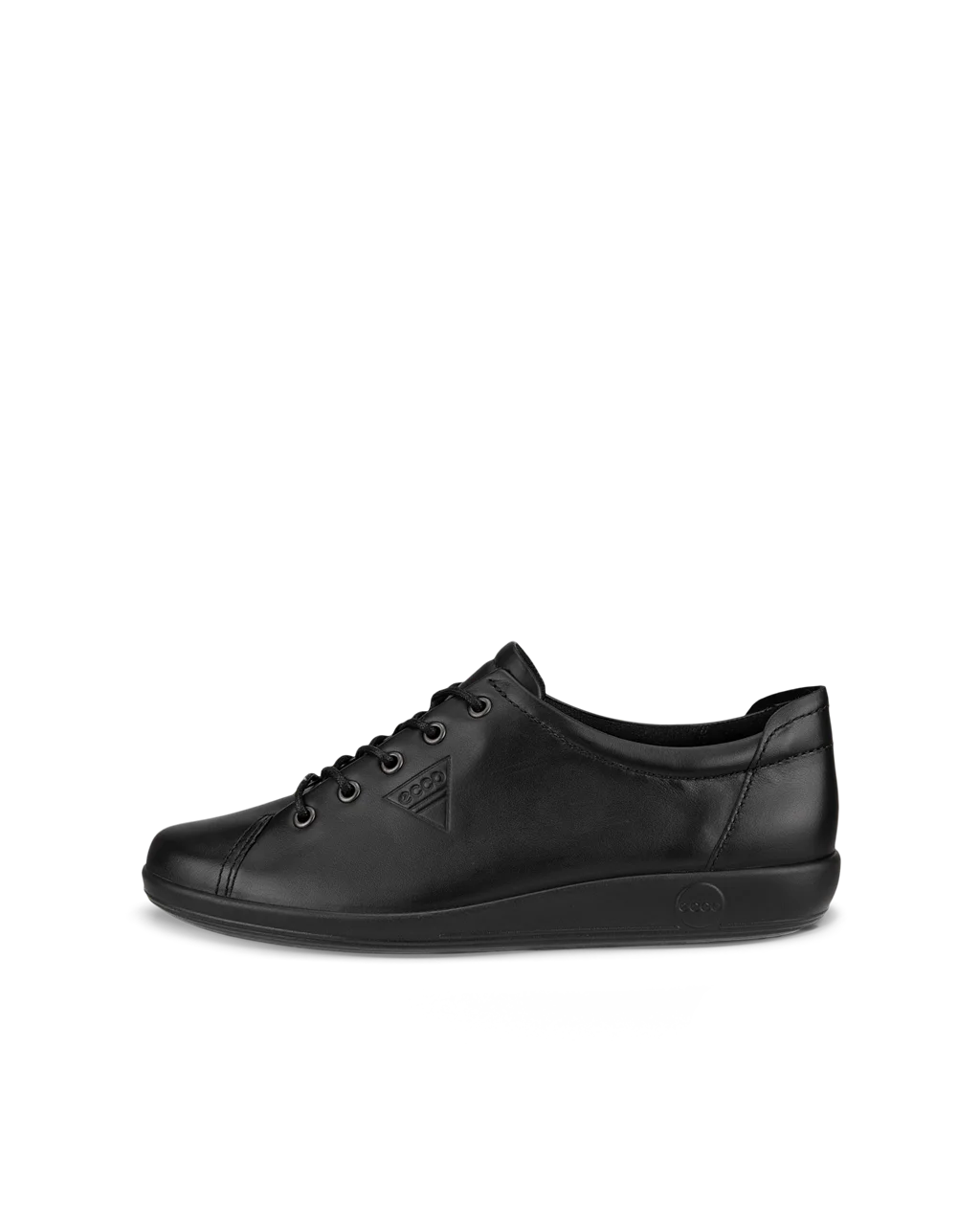 Women's ECCO® Soft 2.0 Leather Walking Shoe | Black