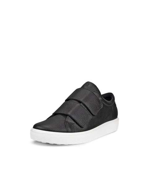 Women s ECCO Soft 60 Leather Trainer Black