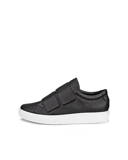 Women s ECCO Soft 60 Leather Trainer Black