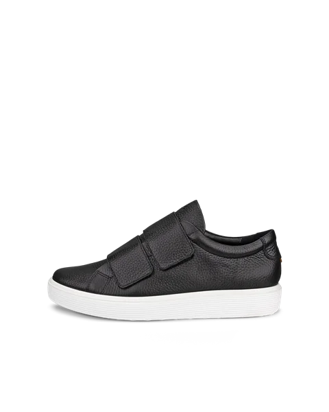 Women s ECCO Soft 60 Leather Trainer Black