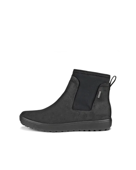 Women s ECCO Soft 7 Tred Gore Tex Chelsea Boot Black