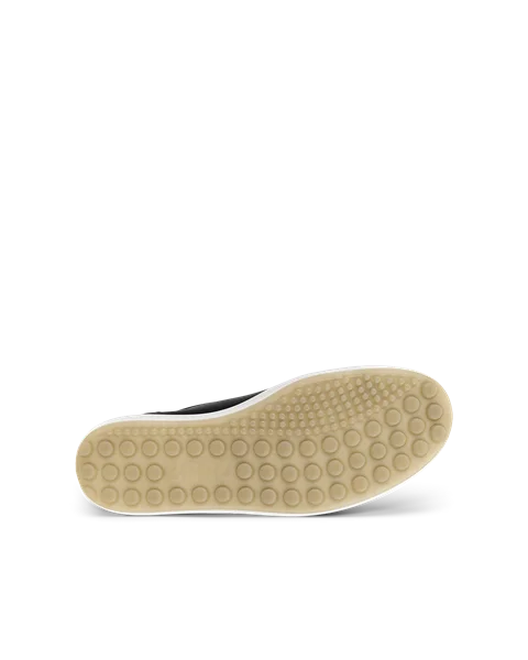 Women s ECCO Soft 7 Leather Trainer Black