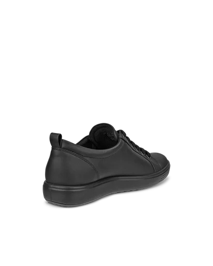 Women s ECCO Soft 7 Leather Gore Tex Trainer Black
