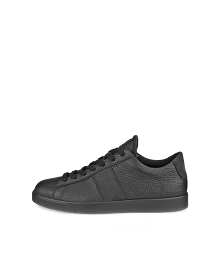 Women s ECCO Street Lite Leather Gore Tex Trainer Black